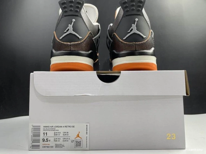 Jordan 4 (W) CW7183-100 Starfish Air Retro 0912